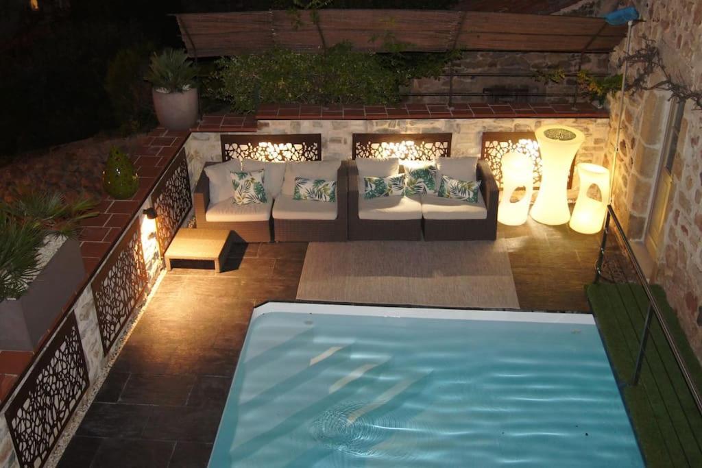 Les Pierres Blondes Apartment Montpeyroux  Luaran gambar