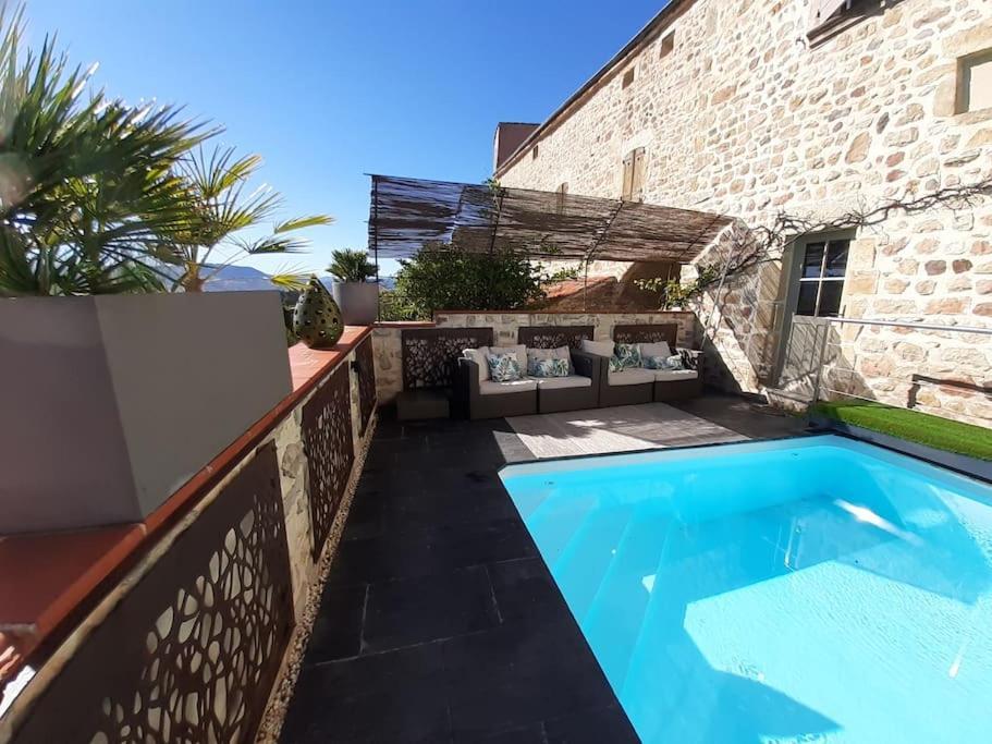 Les Pierres Blondes Apartment Montpeyroux  Luaran gambar