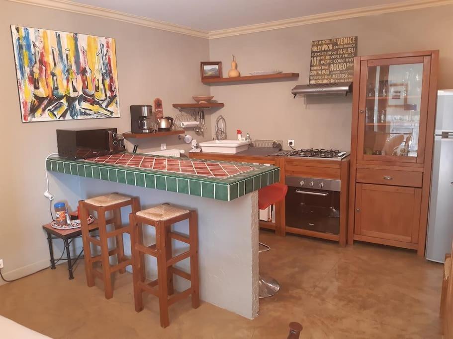 Les Pierres Blondes Apartment Montpeyroux  Luaran gambar