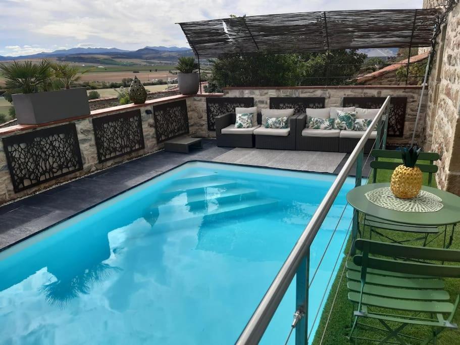 Les Pierres Blondes Apartment Montpeyroux  Luaran gambar